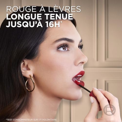 L'Oréal Paris - Rouge à Lèvres Liquide - Couleur Intense & Fini Mat - Longue Tenue - Sans Transfert - À L'Acide Hyaluronique - Infaillible Matte Resistance - Teinte : 425 Afterwork Drink(s)