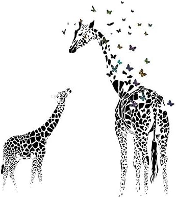 Amazon Skareop ウォールステッカー 動物 かわいいキリン おしゃれ 剥がせる 壁紙 部屋飾り 防水 おしゃれ ホーム飾り ウォールペーパー ウォールステッカー オンライン通販