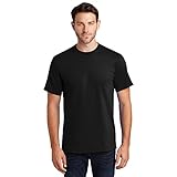 Port & Company - Tall Essential Tee. PC61T Jet Black