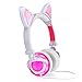 Cat Ear Headphones Glowing Lights with USB Charging Cable