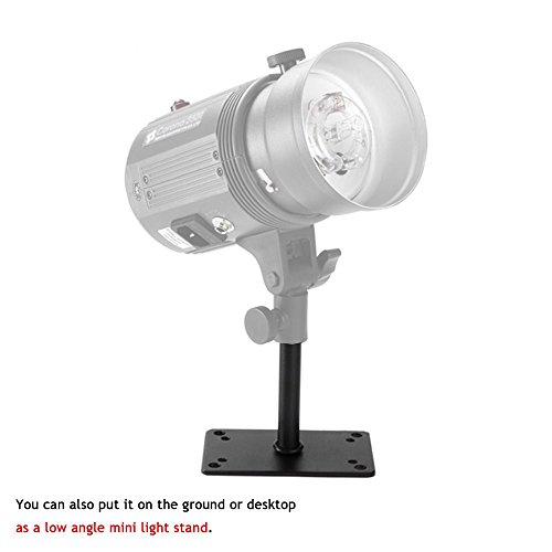 Run Shuangyu T Mount Flash Light Stand Holder for Studio Flash Speedlight (Large Size)