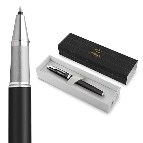 Parker IM Premium Rollerball Pen | Legacy of Flight Collection | Chrome Trim | Fine Point with Black Ink Refill | Gift Box