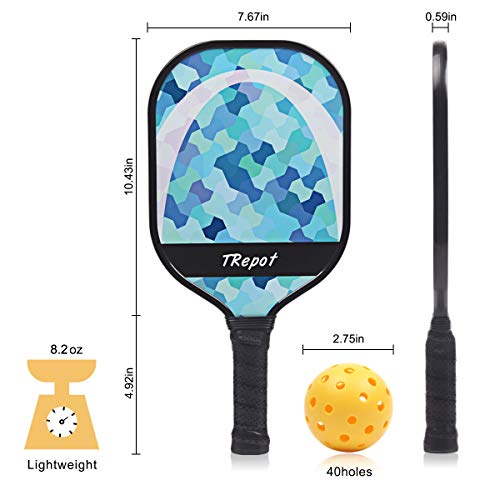 Pickleball Paddles Set of 2,Graphite Surface Core