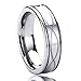 6MM Titanium Comfort Fit Wedding Band Ring Laser Etched Infinity Patterned Ring (5 to 10)