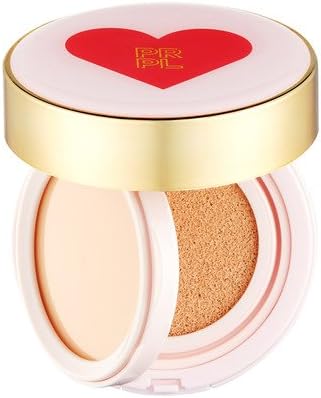 [PRPL] New Dual Cover Cushion Balm Type Concealer Foundation, Korean Cosmetic (#21. Cream Ivory)