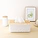 Tissue Box Cover Rectangular Ficial Tissue Holder Dispenser for Dining Room, Kitchen, Bedroom Dressers and Home Decor