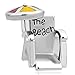 Charmed Craft The Beach Charms Chair Charms Summer Holiday Beads for Bracelets (Color 1)