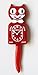 Kit Cat Klock Gentlemen with Batteries Included (Scarlett Red)