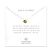 Dogeared One in a Million Sand Dollar Necklace in Gold Dipped, MRGG100603900