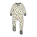Burt's Bees Baby Baby Boys Sleeper Pajamas, Zip-Front Non-Slip Footie PJs, Organic Cotton