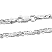Amberta 925 Sterling Silver 2.2 mm Bismark Chain Necklace 16