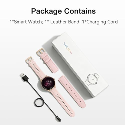 Montre Connectée Femme pour Samsung, iPhone, Android, 1.57" Smartwatch avec Appel Bluetooth, Montre Femme Surveillance de la Fréquence Cardiaque/Sommeil, 3ATM étanche, 120+ Modes Sport, Podometre