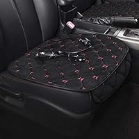 strylin 12V Heated Car Seat Cushion with Adjustable 2 Heat Levels(High Low Temperature), 2020 Winter Universal Seat Heater Cushion for Car, Home, Office Chair