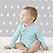 Babysoy Long Sleeve Organic Gown Sleep Sack Bundlers (0-3 Months, Harbor)