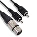 GLS Audio 6 Inch Patch Y Cable Cords - XLR Female To Dual RCA Male Cables - 6