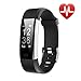 LETSCOM Fitness Tracker HR, Activity Tracker Watch with Heart Rate Monitor, Waterproof Smart Fitness Band with Step Counter, Calorie Counter, Pedometer Watch for Kids Women and Men