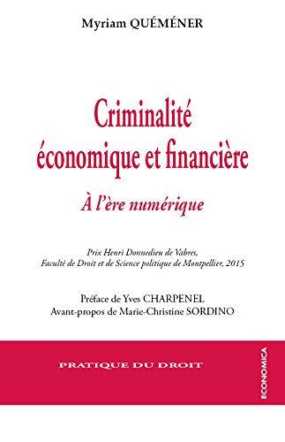 Criminalité économique et financière