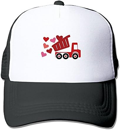Fire Truk Love Fashion Baseball Cap for Men and Women Adjustable Mesh Trucker Hat
