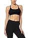 Baleaf Women's Light Support Cross Back Removable Pads Yoga Sports Bra Black Size M