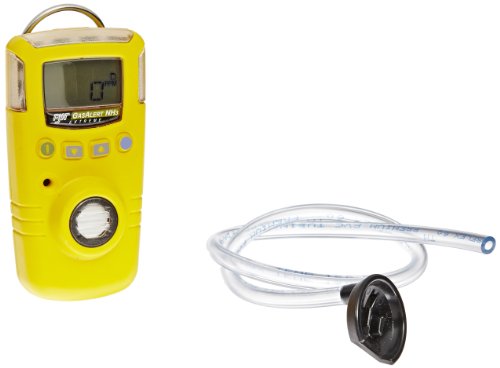 BW Technologies GAXT-A2-DL GasAlert Extreme High Range Ammonia (NH3) Single Gas Detector, 0-400 ppm Measuring Range, Yellow