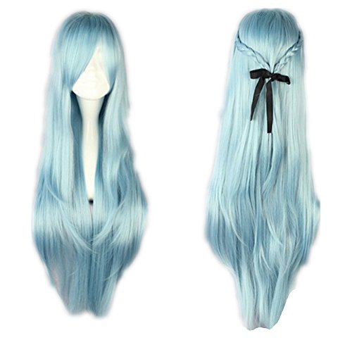 Kadiya Cosplay Wig Fashion New Long Blue Anime Hair Wig