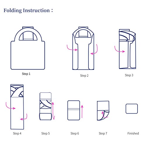 Reusable Grocery Bags,10 Pack Extra Large Foldable Nylon Tote Bag Heavy Duty Washable Eco Friendly Shopping Bags with Pouch attached