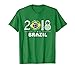 Brazil Jersey T Shirt Brazil Team 2018 men women kids