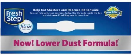 Fresh Step Multi-Cat with Febreze Freshness, Clumping Cat Litter, Scented, 14 Pounds