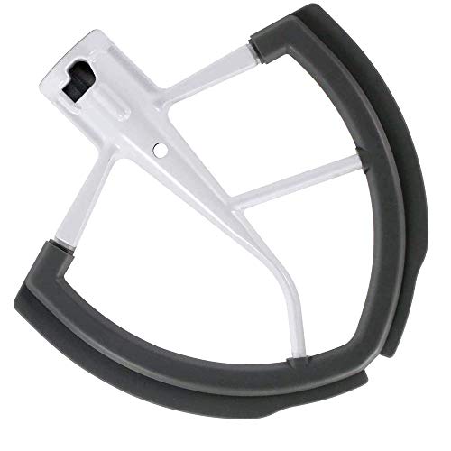 Flex Edge Beater for KitchenAid Tilt-Head Stand Mixer 6 Quart Bowls with Silicone Edges Flex Edge Bowl Scraper,Useful Flat Beater, Perfect KitchenAid Mixer Attachment Accessory