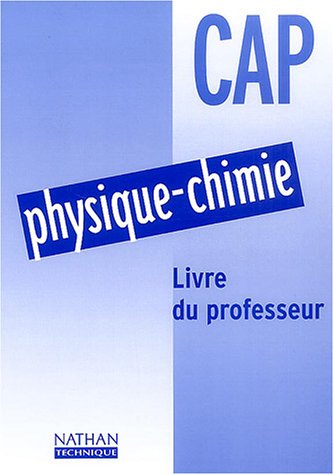 Physique-chimie, CAP