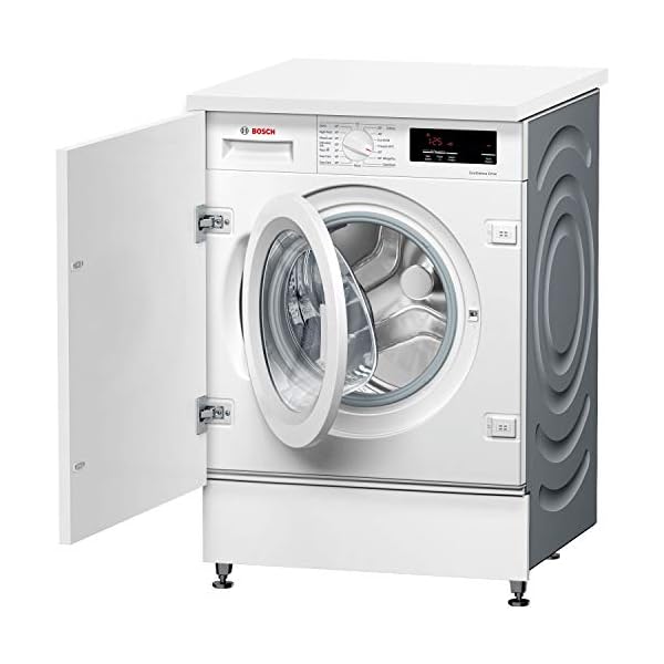 Bosch WIW28301GB Serie 6 Built-in Washing Machine with EcoSilence Drive, ActiveWater Plus & Reload Function, 8 kg…