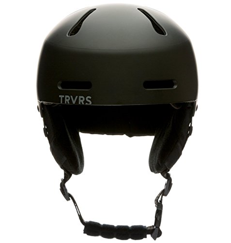Traverse Sports Youth Ski/Snowboard & Snowmobile Helmet, Matte Black, Small (52-55cm)