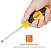 Magnetic Screwdriver Set 10 PCS,Famistar Professional Cushion Grip 5 Phillips and 5 Flat Head Tips Screwdriver for Repair Home Improvement Craft