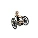 Treasure Gurus Civil War Era Hand Crank Gatling Gun Die Cast Miniature Replica Pencil Sharpener