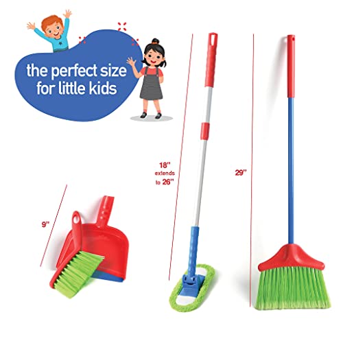 Play22 Kids Cleaning Set 4 Piece – Toy Cleaning Set for Toddler photo 12