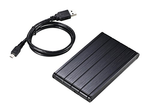 Bipra USB 3.0 Ultra Slim Hard Drive Enclosure Case for 2.5" SATA Hard Drive Stylish Design GD25603 (BLACK_GD25603)