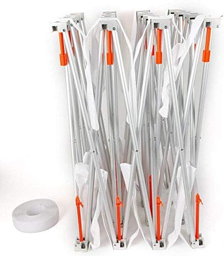 DONNGYZ Display Booth Frame 8ft x 8ft Tension Fabric Trade Show Display Booth Pop Up Stand Kit Exhibits Backdrop Wall Easy Carry Suitable for Malls Weddings Hotels Annual Meetings(US Stock)