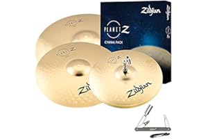 Avedis Zildjian Company ZP4PK Hats/Crash/Ride Planet Z Complete Pk (14H, 16C, 20R) - Cymbal Set With ZKEY