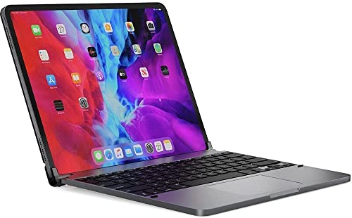 Brydge 11.0 Pro+ Wireless Keyboard with Trackpad | Compatible with iPad Pro 11-inch (1st, 2nd & 3rd Gen) | Native Multi-Touch Trackpad | Backlit Keys | (Space Gray)