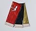 DIY Tissue Tassel Banner in Black, Red, and Gold by PinkFish Shop (15 Pcs) Bunting for Graduation Birthday Party Decoration Supplies Bachelorette Party