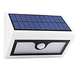 VOLADOR 50 LED Motion Sensor Solar Lights, Wireless Outdoor Garden Lights, Patio Lights Driveway Lights Waterproof Hanging Solar Light with 4000mAh Rechargeable Battery(White)