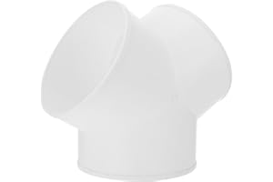 COHEALI 3-Way 150mm Duct Connector Y-Shape Hose for Fan, HVAC Ducting Splitter, Ventilation Pipe Accessory