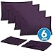 Queen Sheets Purple - 6 Piece 1500 Supreme Collection Fine Brushed Microfiber Deep Pocket Queen Sheet Set Bedding - 2 Extra Pillow Cases, Great Value, Queen, Purple