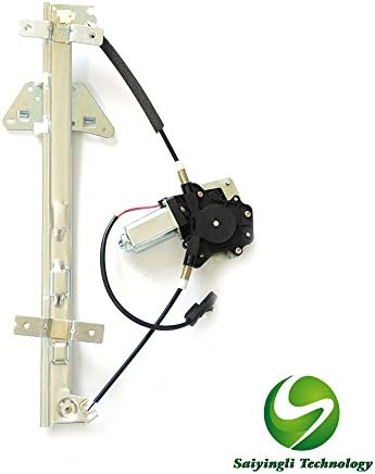 Saiyingli Technology 98-03 Durango/00-04 Dakota Rear Driver Left Side Power Window Regulator with Motor