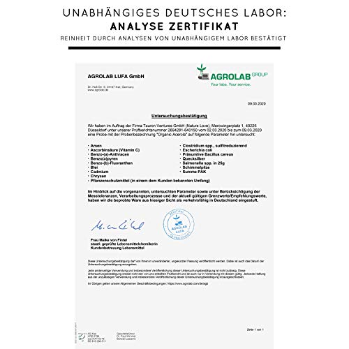 NATURE-LOVE-Natuerliches-Vitamin-C-in-Bio-Qualitaet-Vergleichssieger-2020-180-Kapseln-Aus-Bio-Acerola-Extrakt-Laborgeprueft-vegan-und-in-Deutschland-produziert