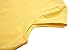 HIKA Women's Casual Elegant A Line Short Cap Sleeve Round Neck Dress (Large, Yellow)