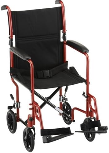 Nova Comet Transport Wheelchair : Blue