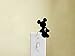 Mouse Sitting Vinyl Decal Sticker Light Switch Kids Home Decor