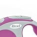 Flexi Vario Retractable Dog Leash (Tape), 16 ft, Medium, Pink