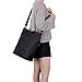 Crossbody Bags for Women,Large Cross Body Bag Multifunction Shoulder Bags Work Tote Handbags (8015-black)